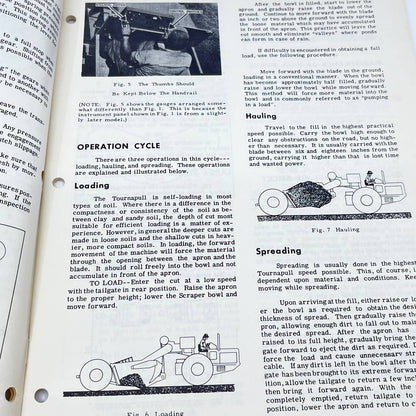 1950 Interstate Training Service Manual Unit 26 Model D Roadster Tournapull TF8