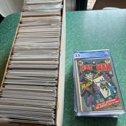 Huge Collection LOADED Long Box Lot of Comics: DC Marvel Indy CGC CBCS Graded