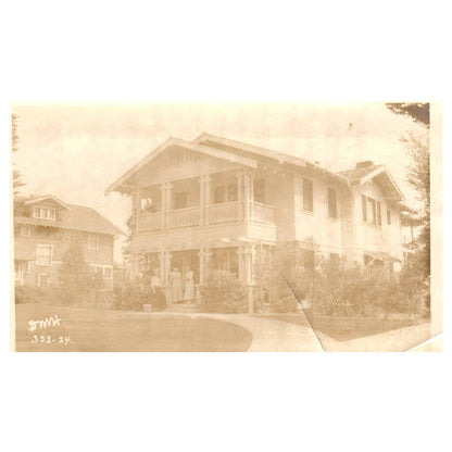 1929 Original Photo of the Seymour House in Pasadena California 3.5x5" SE4