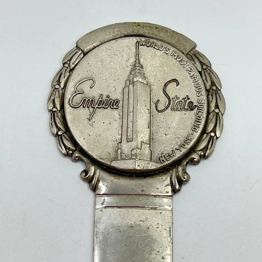 1930s Metal Art Deco Empire State Building NY Letter Opener SC3