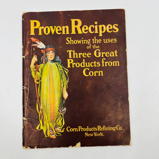 1930s Mazola Karo ArgoProven Recipes for Corn Recipe Book Booklet SA7