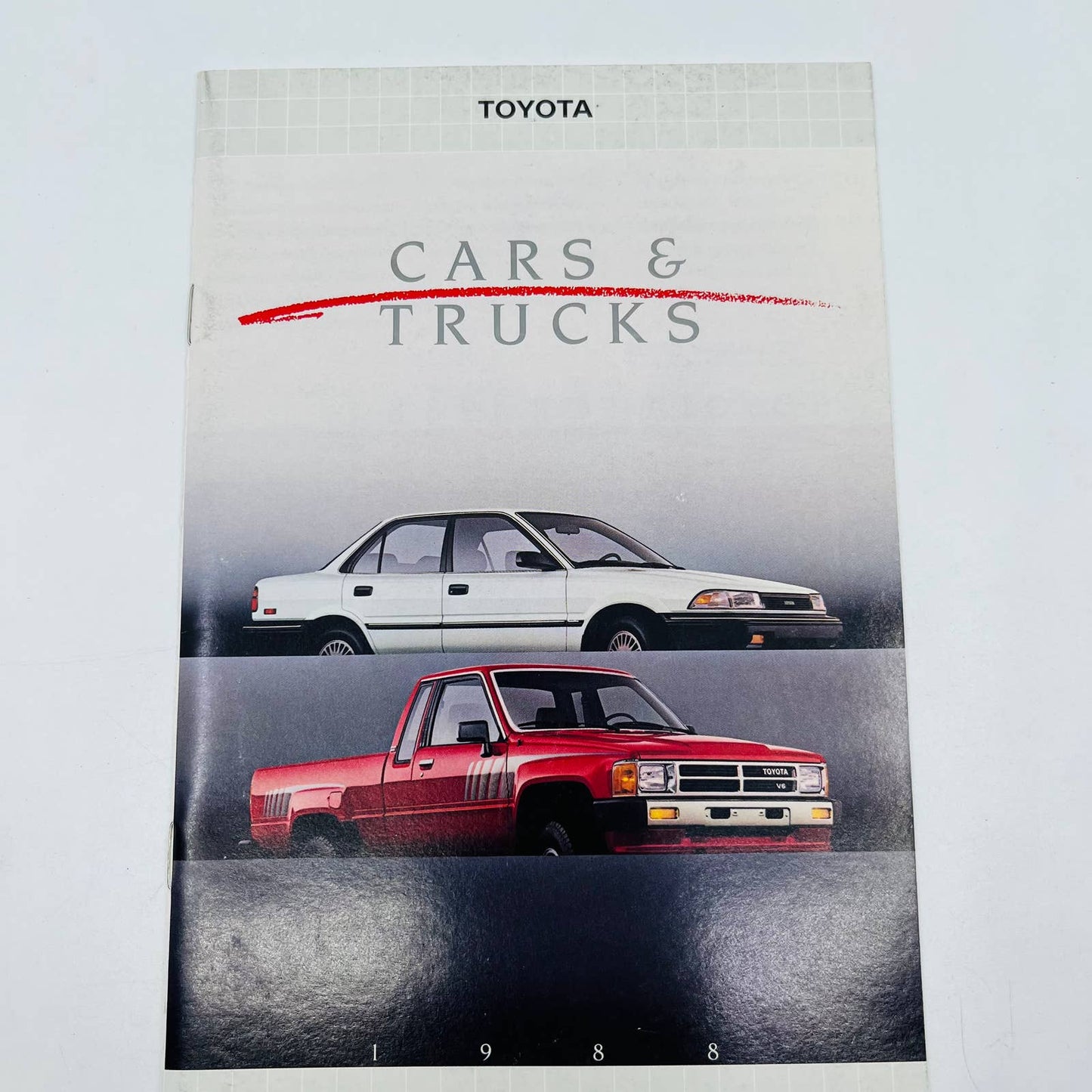 1988 Toyota Cars And Trucks Brochure Catalog Camry Tercel Corolla Supra BA1