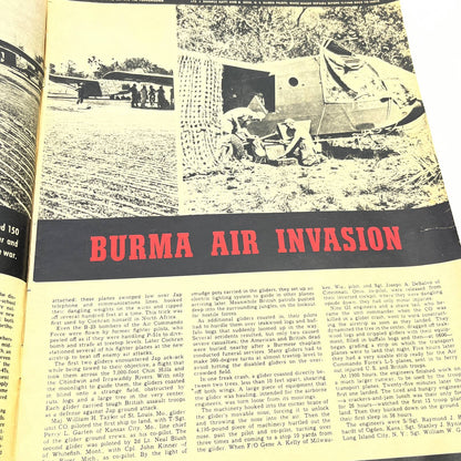 1944 May 14 WWII Yank Magazine British Edition Burma Air Invasion FL4