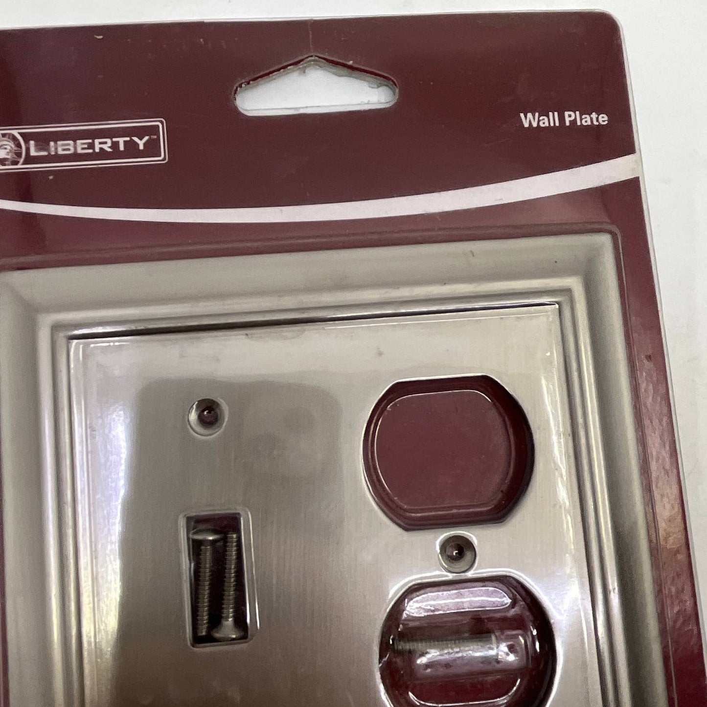 Brushed Satin Nickel Switch and Outlet Cover Wall Plate TI4
