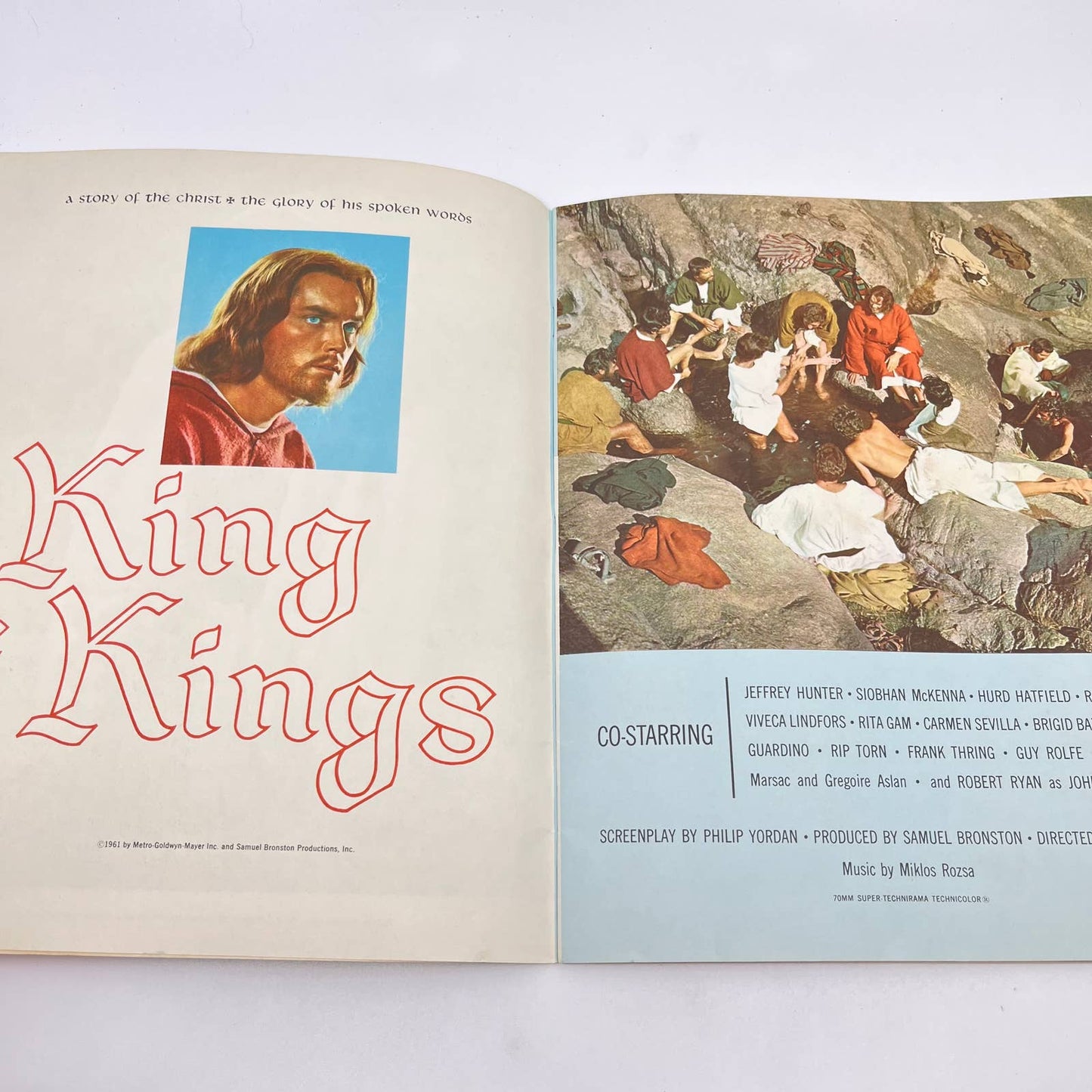 1961 MGM Samuel Bronston King of Kings Movie Program TF3