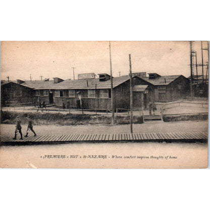 Premiere Hut St. Nazaire- Original RPPC Postcard TJ7-RP1