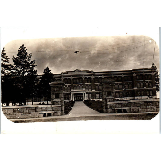 Antique Postcard Administration Building Cheney State Normal School WA TD9-W2