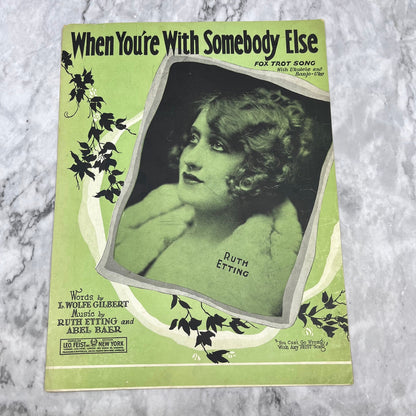 When You're With Somebody Else Fox Trot 1927 Ruth Etting Abel Baer Gilbert V40-3