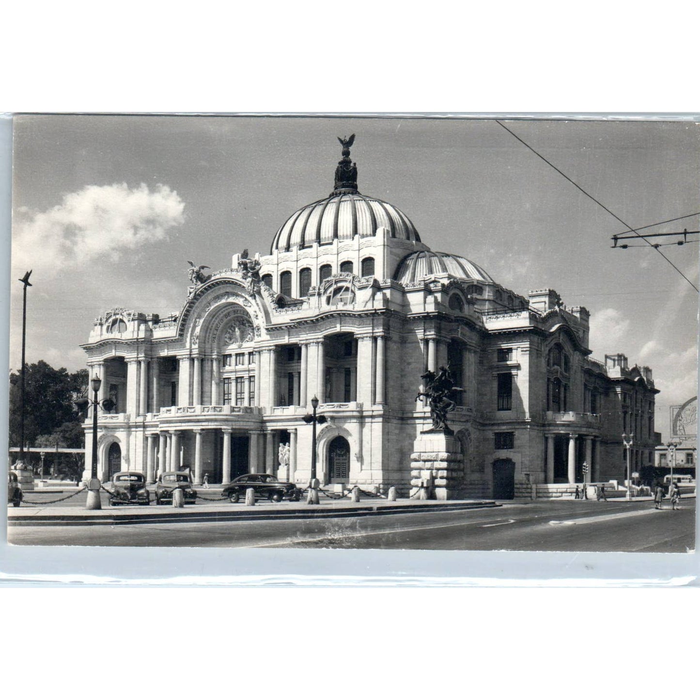 Palacio de Bellas Artes México - Original RPPC Postcard TJ7-MP