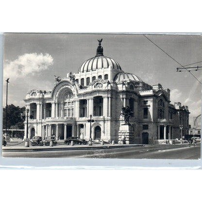 Palacio de Bellas Artes México - Original RPPC Postcard TJ7-MP
