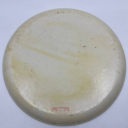 Vintage Round Tray Alcohol Proof Paper Mache Alfred Knobler Floral Roses 13" TH2