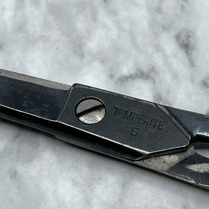 Temperite Vintage Scissors Temperite  5 Perfect Temper Barber Shears SE9