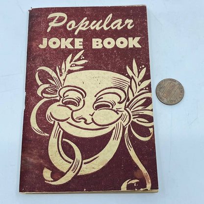 Popular Joke Book 1930's Haldemen-Julius Jokes Stories Little Blue Book 972 TC6