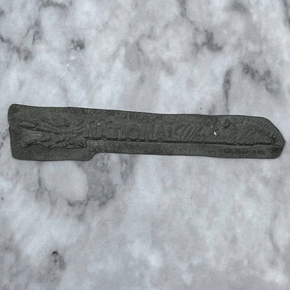 Vintage Printing Letterpress Printers Block Plate National Wholesale Co TJ513