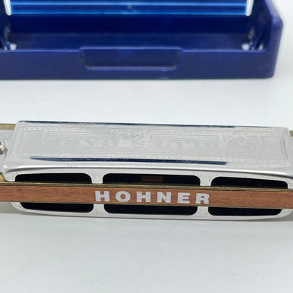 M. Hohner - Blues Harp of Key of C - Harmonica & Case  Made in Germany SD3