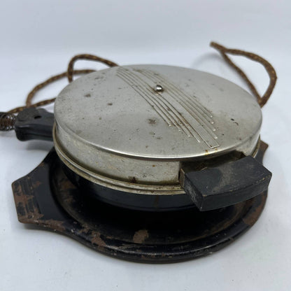 1930s Art Deco Kwikway St. Louis Electric Waffle Maker WORKS TH5