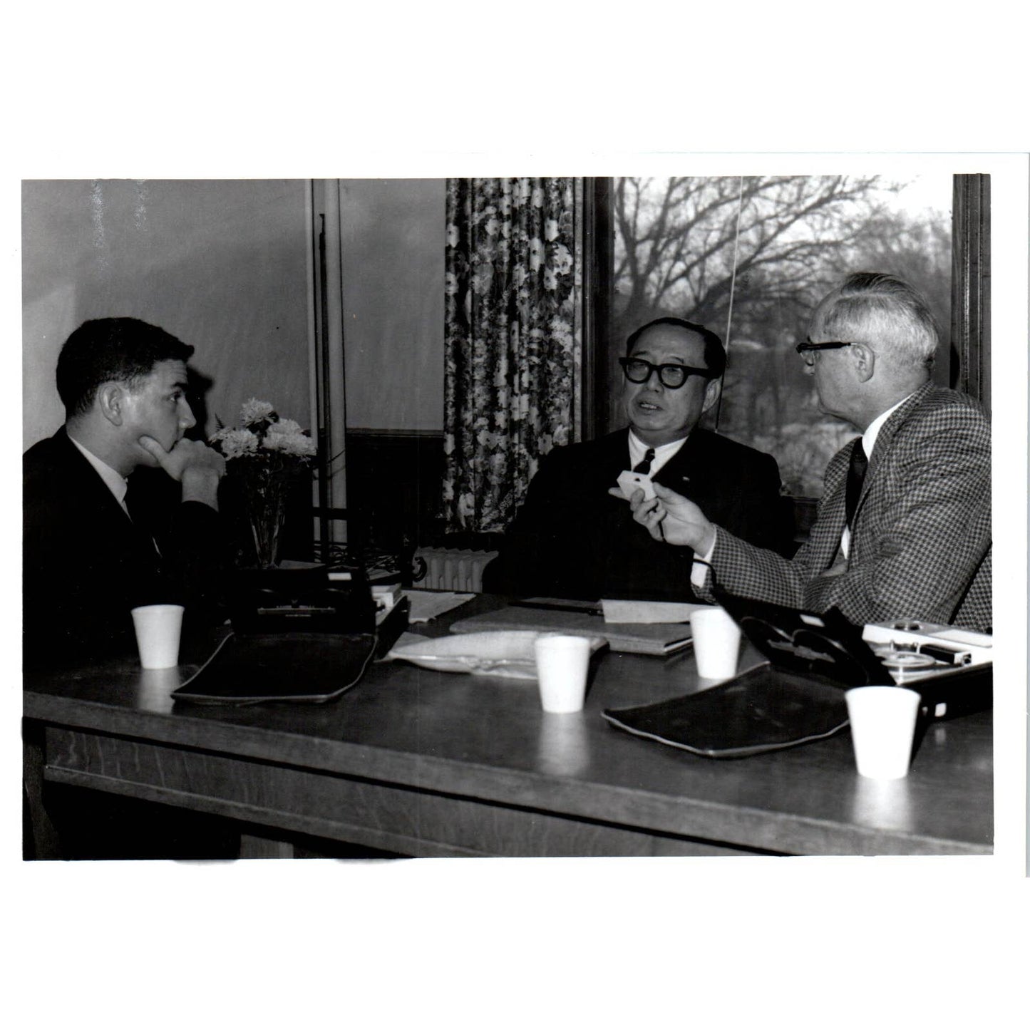 Press Conference Sukich Nimmanheminda WNAX 1967 Original Photo 5x7 TK1-P5