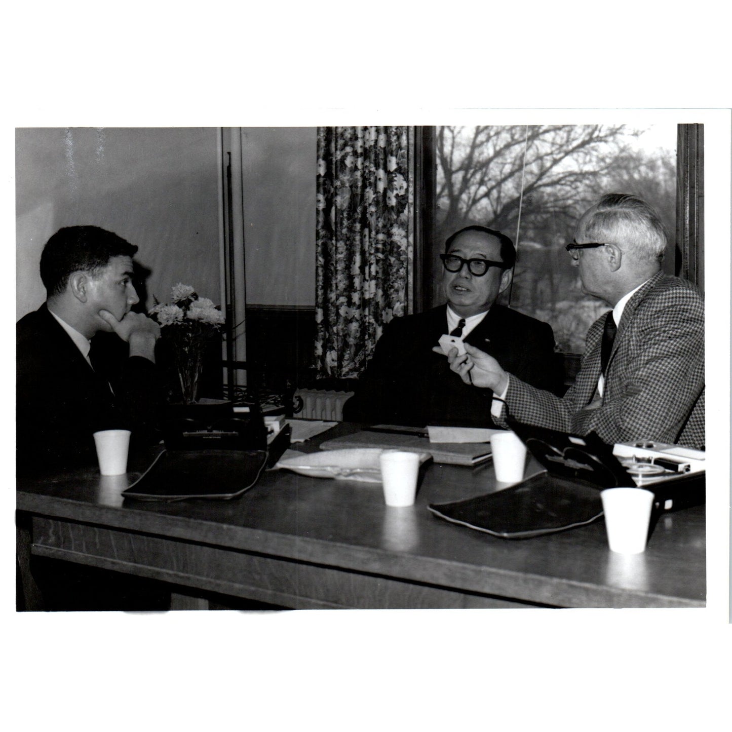 Press Conference Sukich Nimmanheminda WNAX 1967 Original Photo 5x7 B8