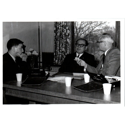 Press Conference Sukich Nimmanheminda WNAX 1967 Original Photo 5x7 B8