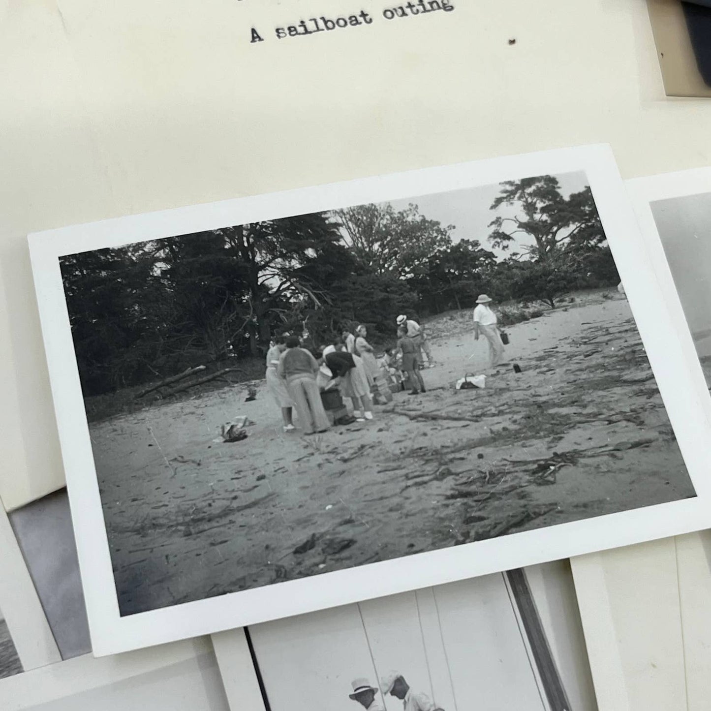 1930s Photos & Negatives Sailboating Mosquito Point White Stone VA TJ9-PG4