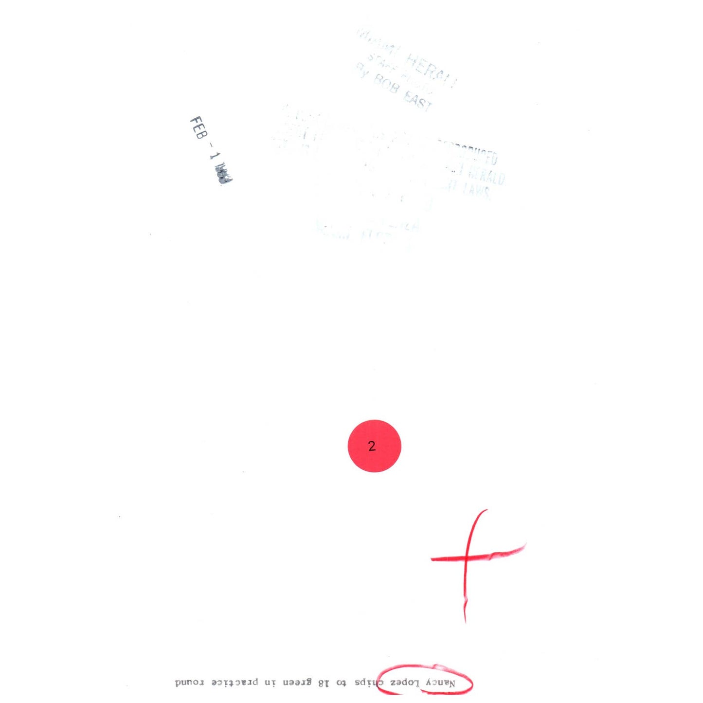 1980s Original Press Photo Ladies' PGA Golf Nancy Lopez ~7x9 AD1