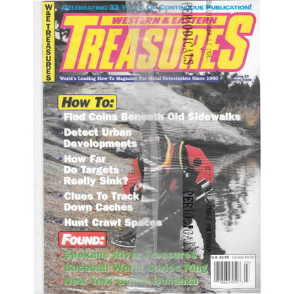 Western & Eastern Treasures Magazine - Treasure Hunting SEALED Mar 1999 M6