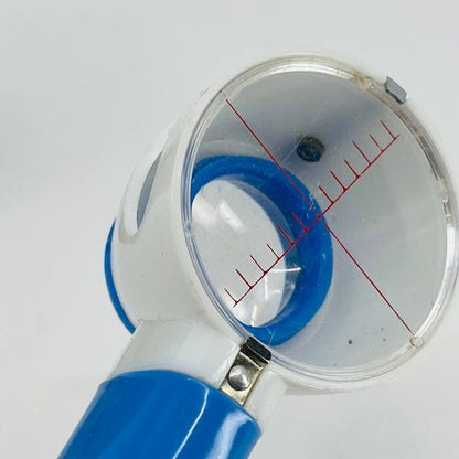 Vintage Stamp Magnifier With Light in Original Box Hong Kong TE1