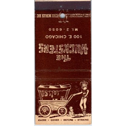 The Hucksters 100 E Chicago Advertising Matchbook Cover SA1-M11