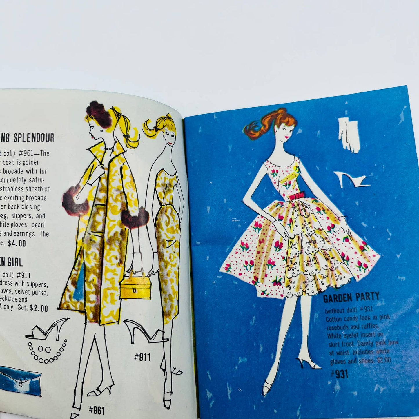 1962 Barbie and Ken Mini Fashion Catalog-50 pages SC1