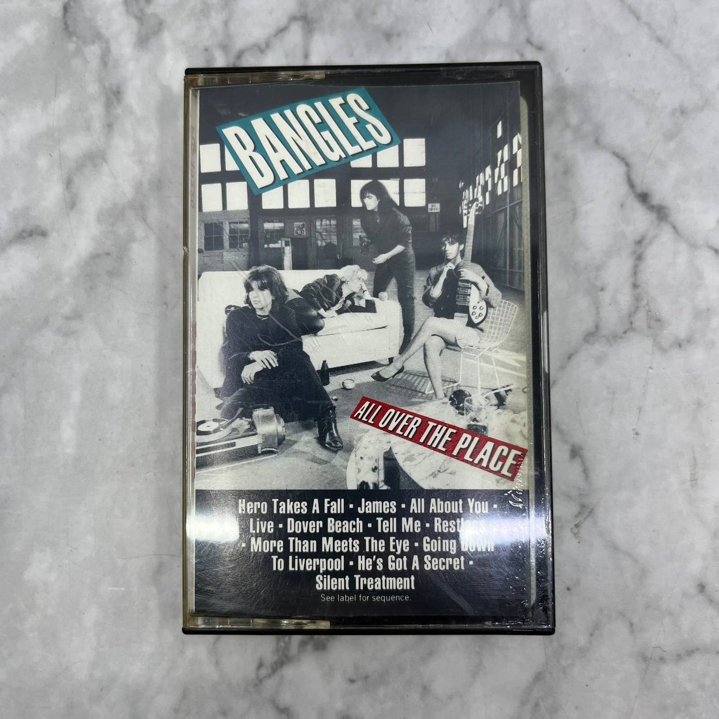 Vintage Bangles All Over The Place Cassette Tape TJ2-7