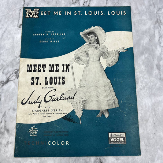 Meet Me in St. Louis, Louis Judy Garland 1931 Sheet Music TK2-SM3