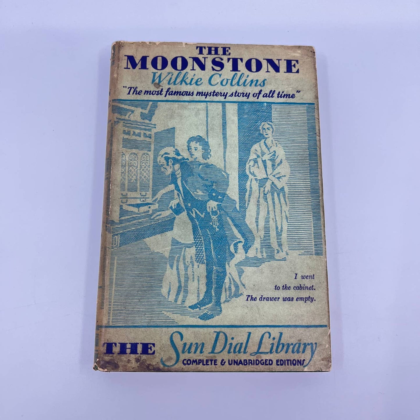 1920s The Moonstone Wilkie Collins The Sun Dial Library w/ Dust Jacket TF2