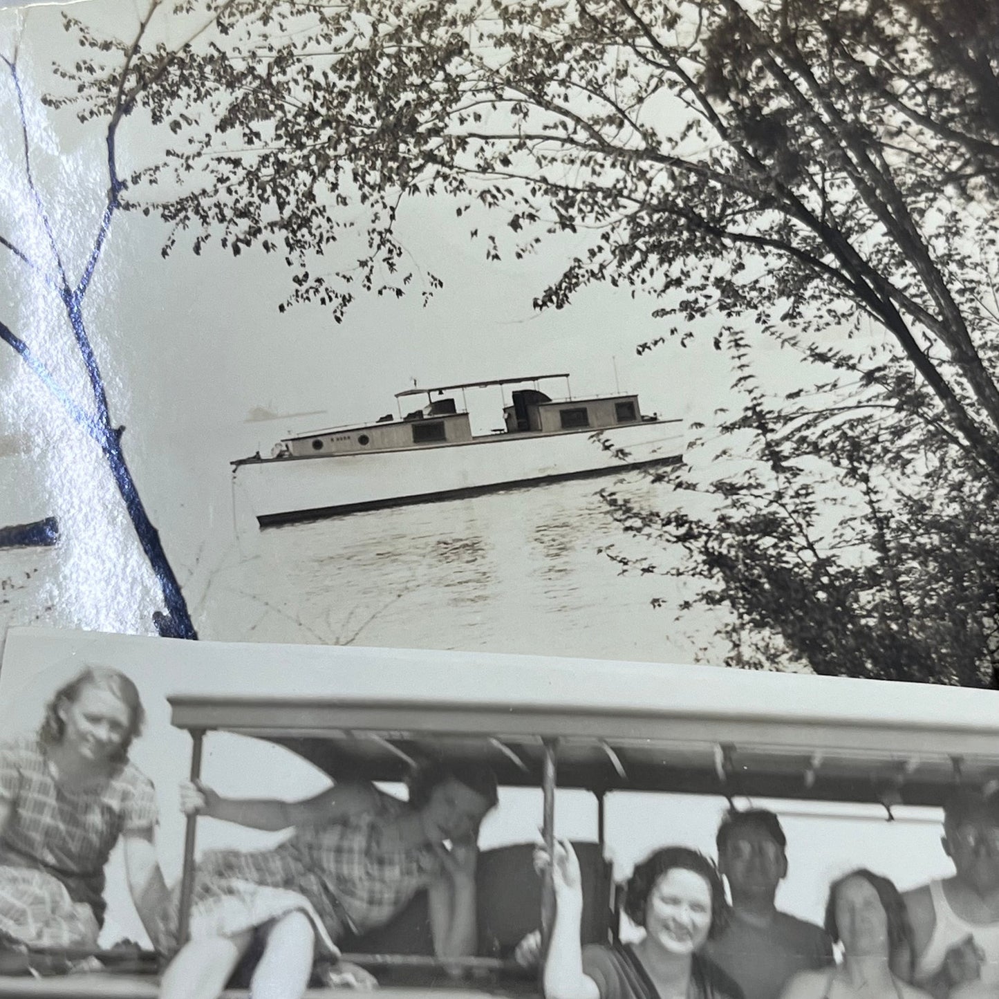 1930s Collection of Photos & Negatives Boating Trip in Virginia P4-10