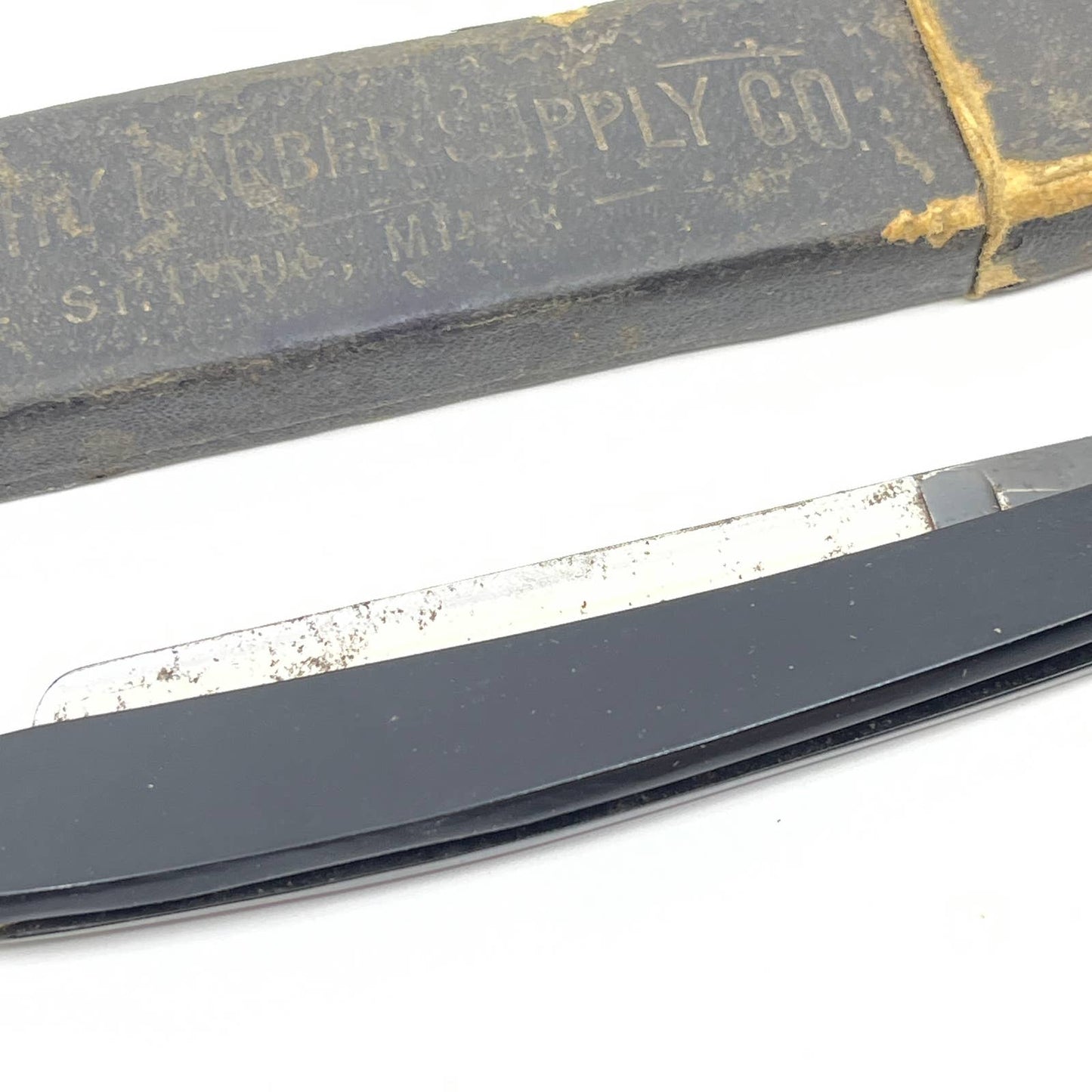 Antique Shaving Straight Razor Twin City Barber Supply Co St Paul MN w Box SD6