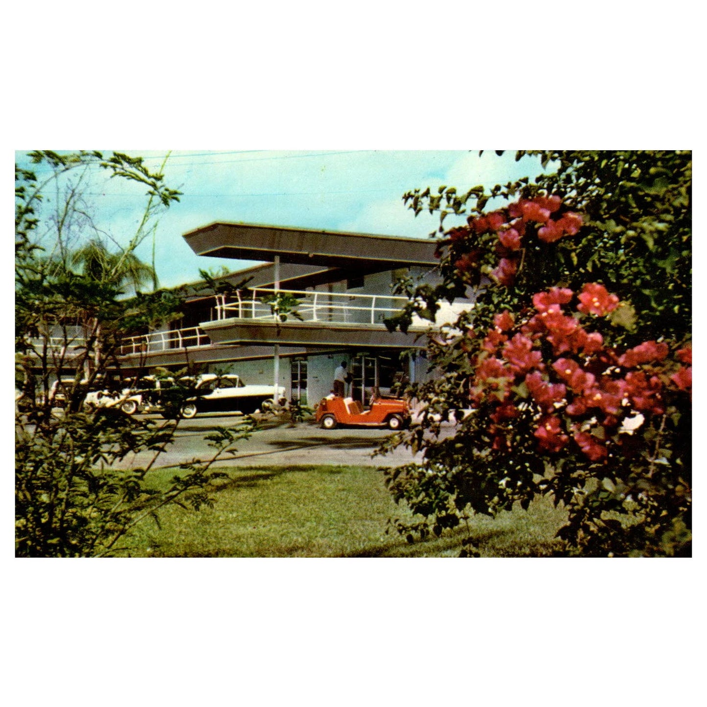 Vintage Postcard - Port Paradise Hotel & Villas Crystal River Florida TJ7-1