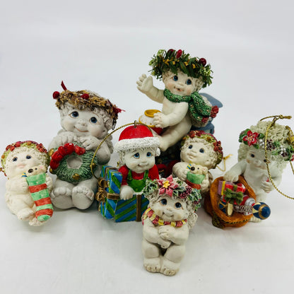 Christmas Dreamsicles Ornament Figurine Lot of 7 TD4