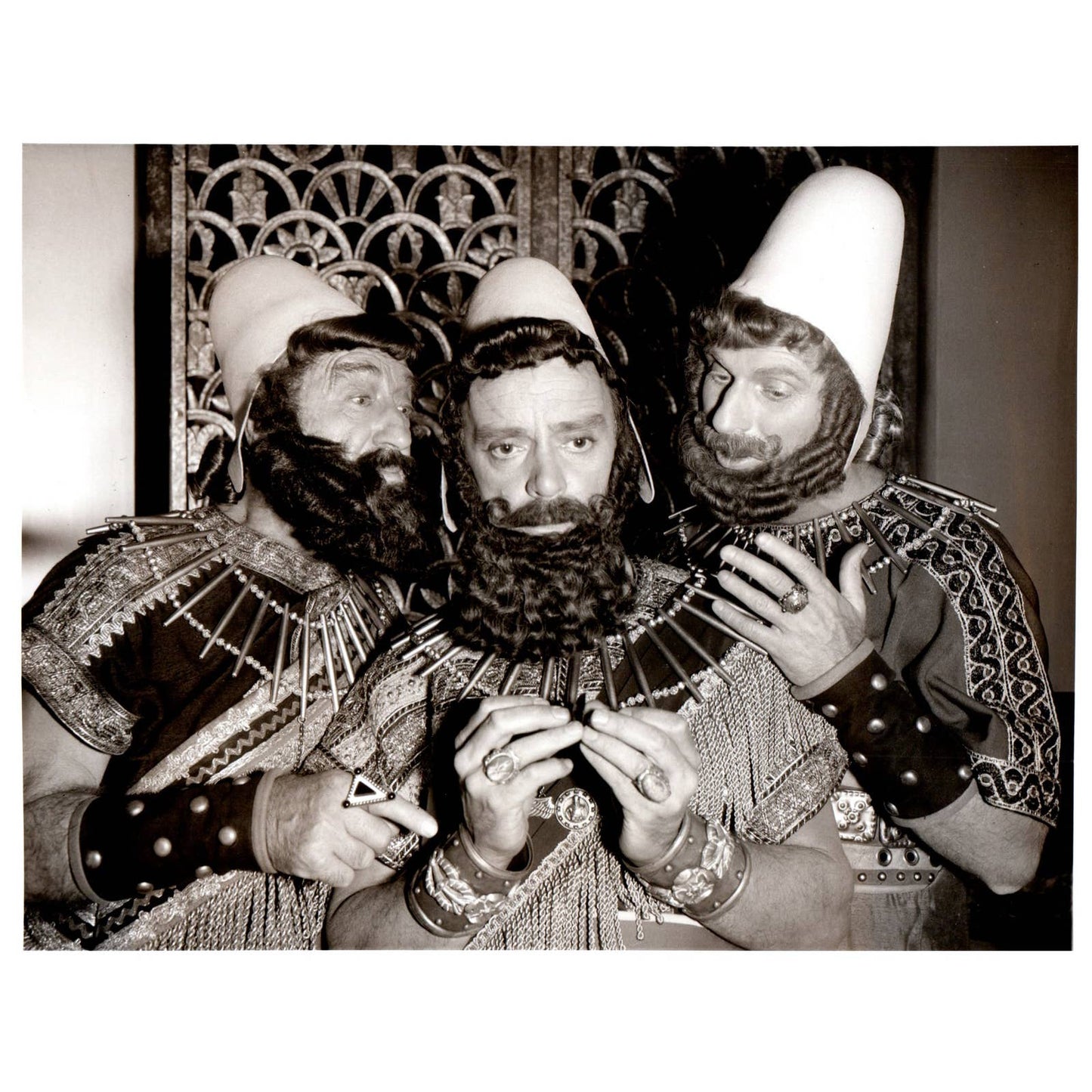 c1960 Press Photo Francis Bushman Harry Townes Justin Smith Other Wise Man TJ7-2