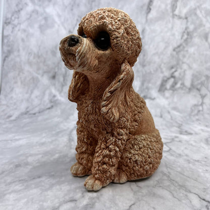 1984 Classic Critters Pink Poodle Statue Cast Resin 5x7" TJ2