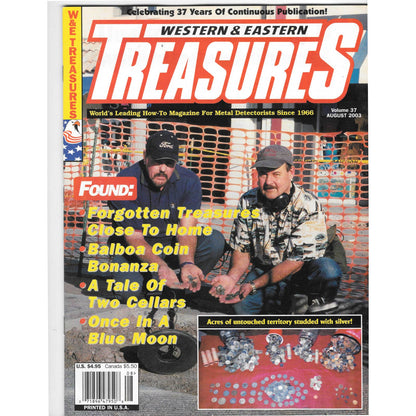 Western & Eastern Treasures Magazine - Treasure Hunting Aug 2003 M6