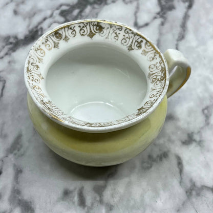 Vintage Porcelain Lusterware Sugar Bowl Doll Tea Party 2” TJ5