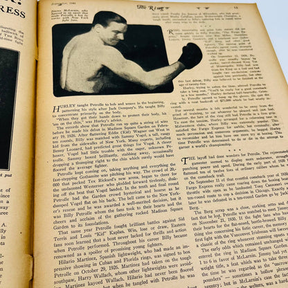 1946 Sept - The Ring Boxing Magazine – Tippy Larkin Cover Louis-Conn TA5