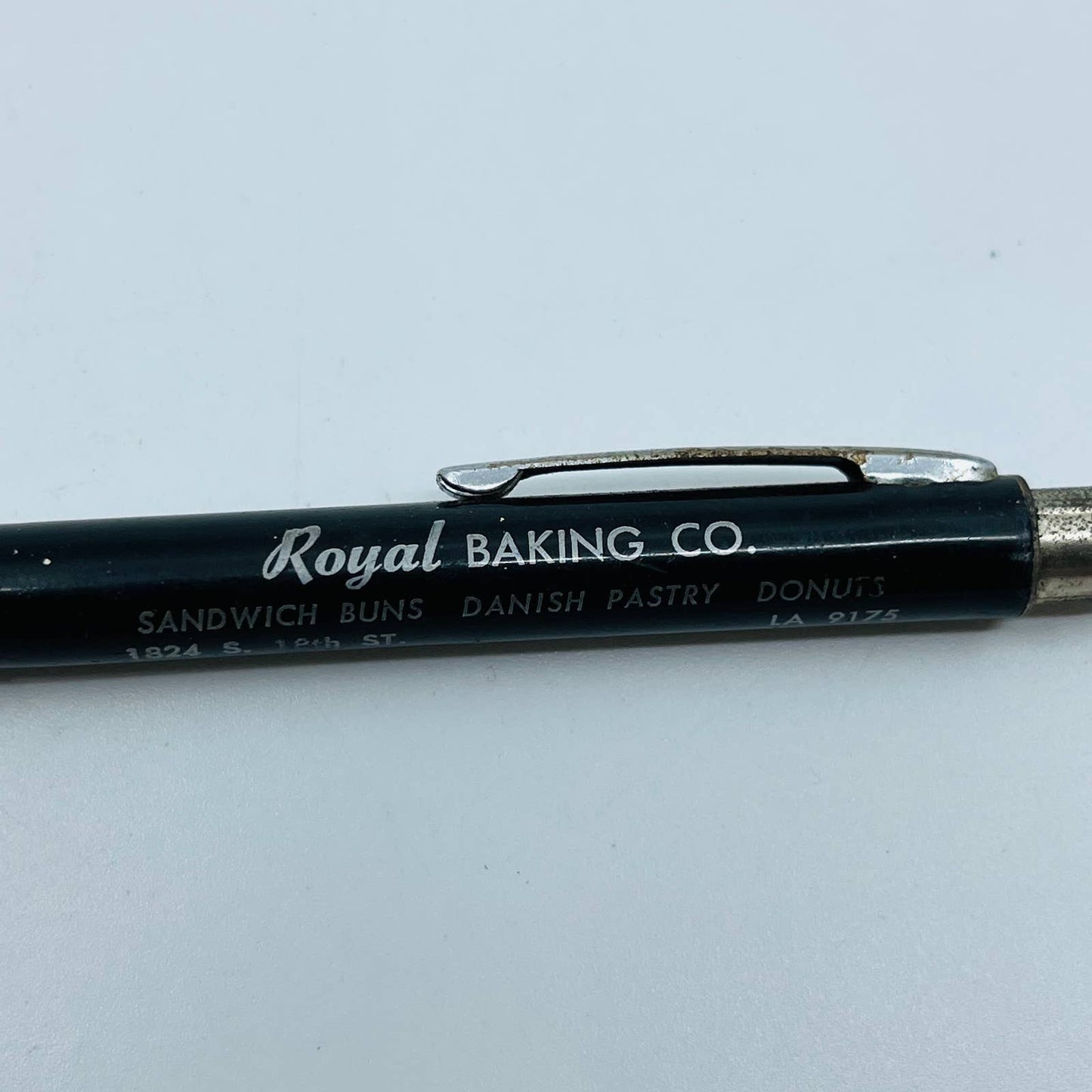 Vintage Mechanical Pencil Redipoint Royal Baking Co Louisiana SB3