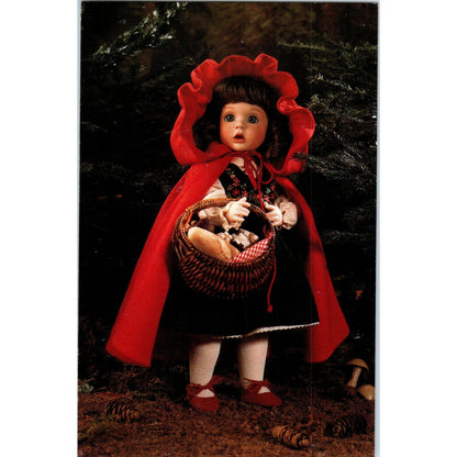 Little Red Riding Hood Doll Lawtons 1992 Collection Original Postcard PB10