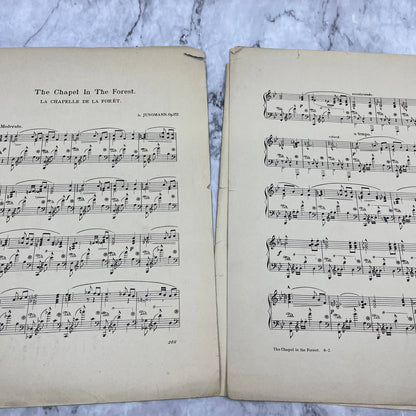 1914 Chapel In The Forest Sheet Music by A. Jungmann TH1