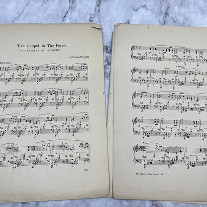 1914 Chapel In The Forest Sheet Music by A. Jungmann V42-2