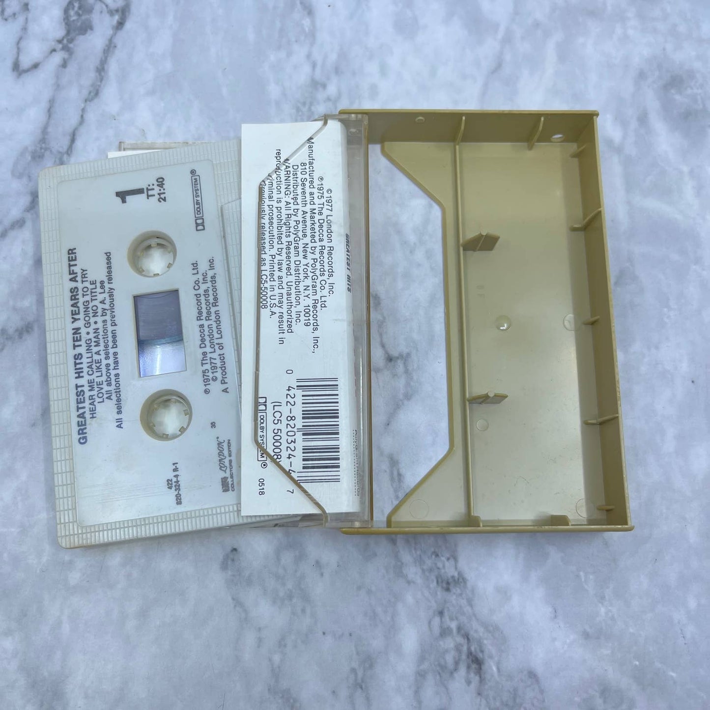 Ten Years After -  Greatest Hits Cassette Tape TD9-65