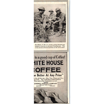 c1920 Harper's Magazine Ad Bryn Mawr Chocolates F.M. Paist Co Philadelphia EA3-4