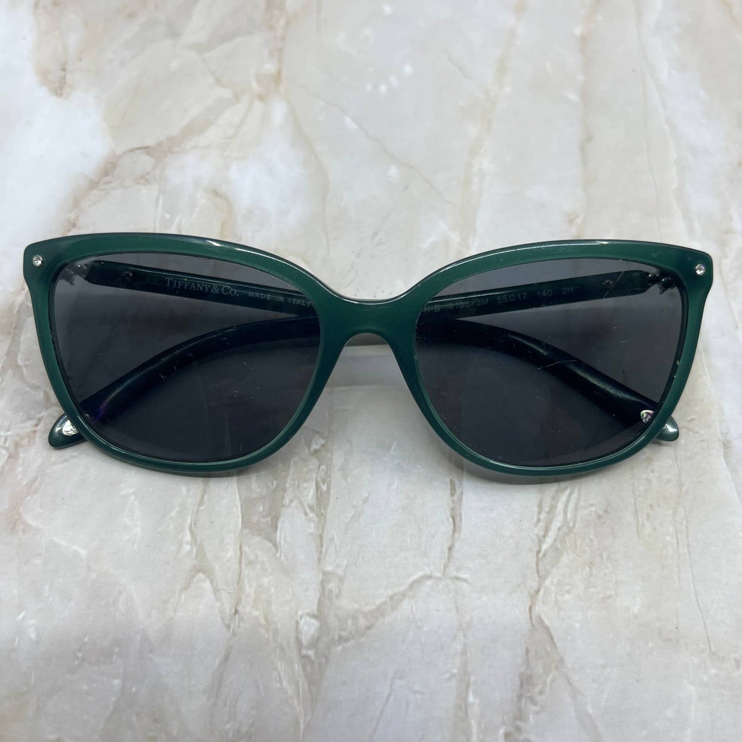 Green Plastic Tiffany & Co Sunglasses Eyeglasses Frames TJ1-G2-4