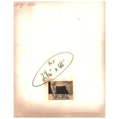 1978 Original Press Photo Golf Mike Montplaisir Birdie 8x10" AD2