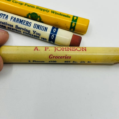 Bullet Pencil Lot 8 Advertising Pencils Minnesota Iowa ND Wisconsin SB3